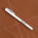 Leder-Markierstift weiß – entfernbare Markierung