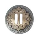 Antiker zweifarbiger Concho 32 mm