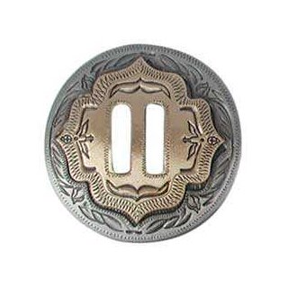 Antiker zweifarbiger Concho 38 mm
