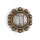 Schlitz Berry Concho 38 mm Antik Versilbert