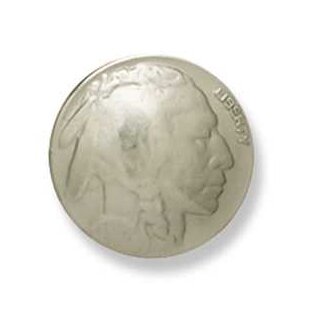 Nickel Concho Indianer 22 mm