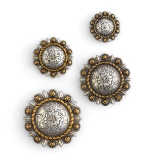 Roped Berry Round Conchos