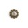 Roped Berry Round Concho 25 mm Antik
