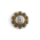 Roped Berry Round Concho 32 mm Antik