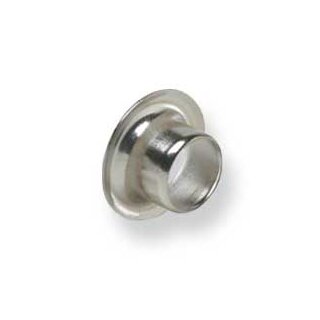 Ösen ohne Gegenstück 6 mm Nickel Finish