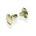 Chicago Schraubnieten 6 mm Messing 10er Pack