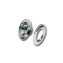 Ösen aus Messing 6 mm Vernickelt 10er Pack