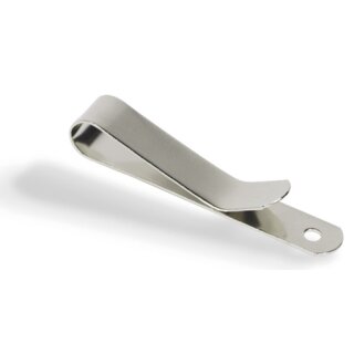 Kleiner Federclip für Gürtel Silber