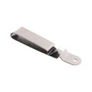 Großer Federclip für Gürtel Silber