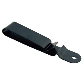 Großer Federclip für Gürtel Schwarz