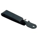 Großer Federclip für Gürtel Schwarz