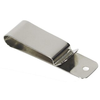 Mittlerer Federclip für Gürtel Silber