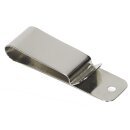 Mittlerer Federclip für Gürtel Silber