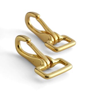 Halfter Karabiner Messing