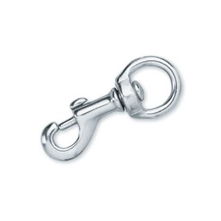 Einfacher Drehkarabiner Nickel (SB)