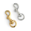 Kleine Federkarabiner (Massiv Messing)