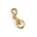 Kleiner Federkarabiner Messing