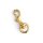Kleiner Federkarabiner Messing