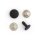 Mehrzweckdruckknöpfe Schwarz 10er Pack