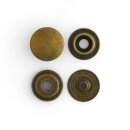 Linie 20 Druckknöpfe Antik Messing 10er Pack