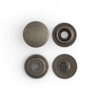Linie 20 Druckknöpfe Antik Nickel 10er Pack