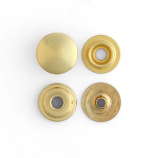 Linie 24 Druckknöpfe Messing Finish -10er Pack