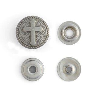 Linie 24 Motivdruckknopf Seilrand Kreuz