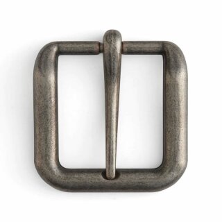 Wellenschnalle 38 mm Antik Nickel