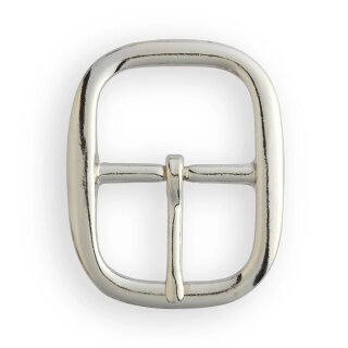 Mittelbalken Schnalle - 38mm - Nickel SB
