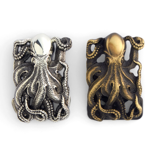 Oktopus Gürtelschnalle