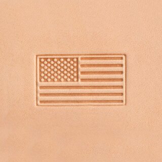 3D Stempel Amerikanische Flagge