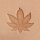 3D Stempel Hanfblatt