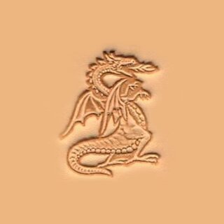 3D Stempel Drachen