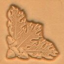 3D Stempel Eichblatt Ecke