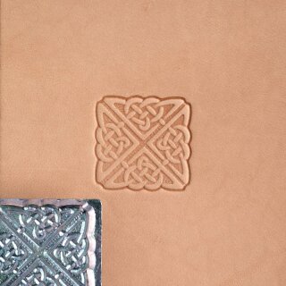 3D Stempel Keltisch eckig