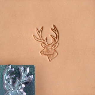 3D Stempel Weißwedelhirsch