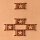 X596 Stempel Korbgeflecht