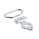Gürtelschnalle Rückseiten-Ring & Haken