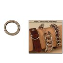 Feste O-Ringe vernickelt 10mm - 10er Pkg