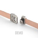 Armband Schließe mit gebogenen Haken (10mm)