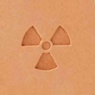 3D Stempel Radioaktiv Atomkraft