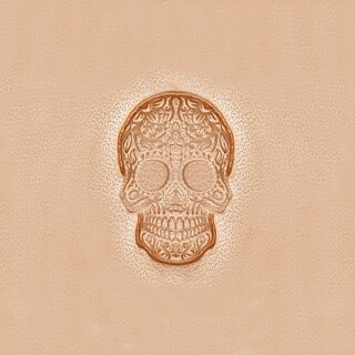 3D Stempel Sugar Skull