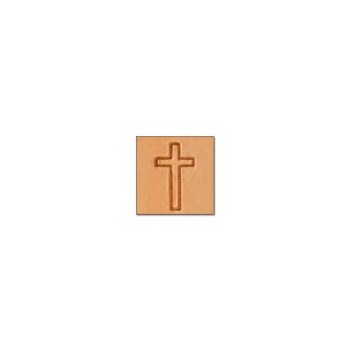Mini 3D Stempel Kreuz