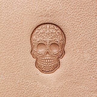 Mini 3D Stempel Sugar Skull