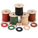 Känguru Leder Flechtriemen 3mm - Meterware am...
