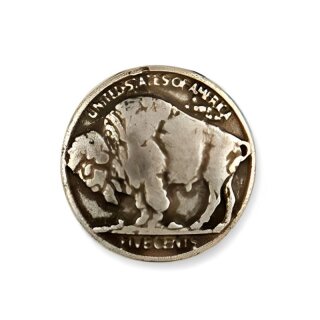 Button Concho Buffalo