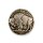 Button Concho Buffalo