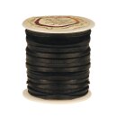 Hirschleder Band - 5 mm - Schwarz