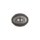 Nava Geschlitzte Conchos - Matt Nickel Finish - Klein - 6er Pack