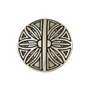 Federschild Concho - Antik Silber - 32mm
